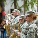 New York Army National Guard 42nd Infantry Division Band marches in New York City Veterans Day Parade