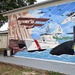 Armed forces mural at Sigsbee Charter School