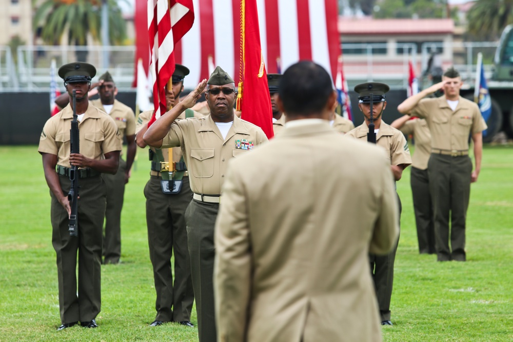 Sgt. Maj. Robertson Retirement Ceremony