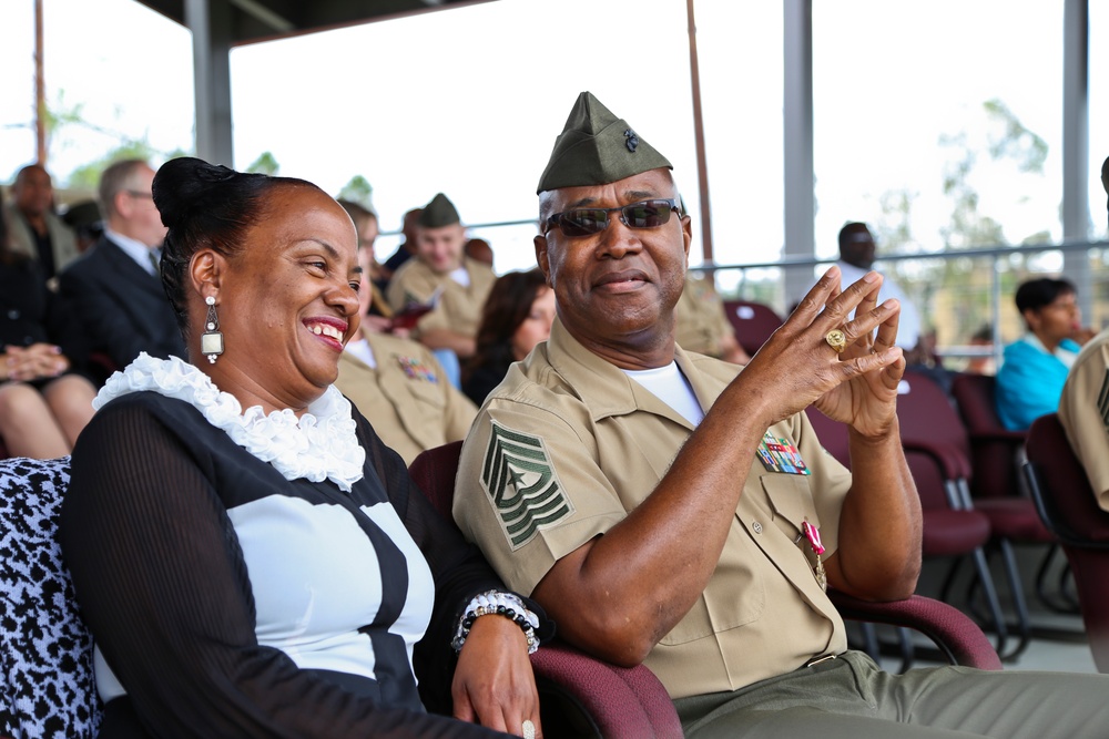 Sgt. Maj. Robertson Retirement Ceremony