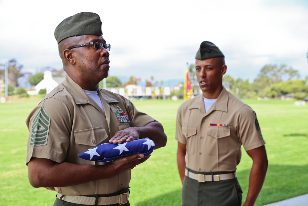 Sgt. Maj. Robertson Retirement Ceremony