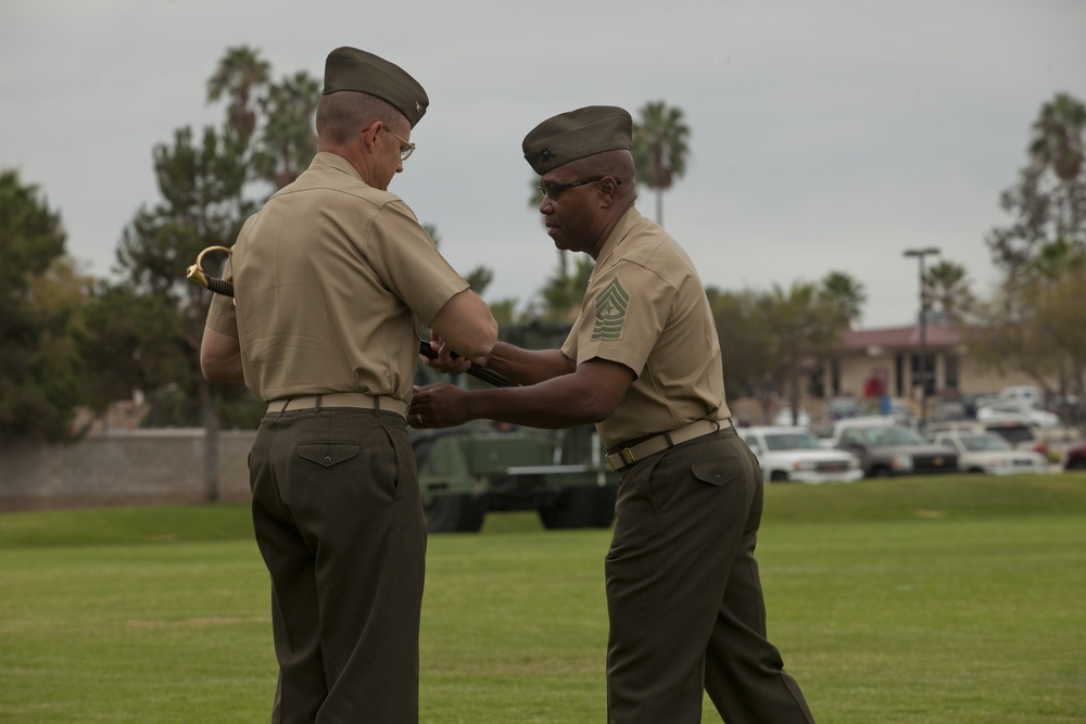 Relief &amp; Appointment and Retirement ceremony for Sgt. Maj. Jackie R. Robertson