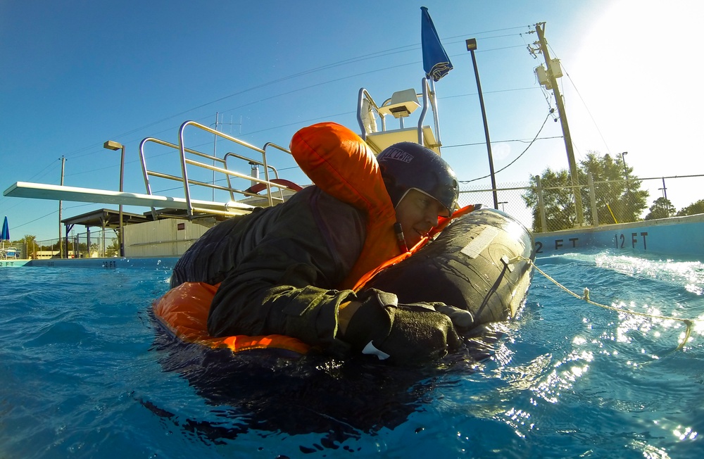 F-35 water survival instructor keeps training afloat