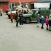 Everyone is doing something, a community relations event in Latvia