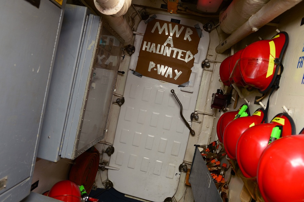 USS Bunker Hill haunted passageway event