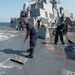 USS Dewey fresh water wash down