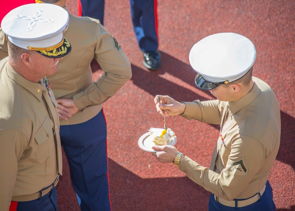 2014 MARFORRES HQBN Cake Cutting Ceremony