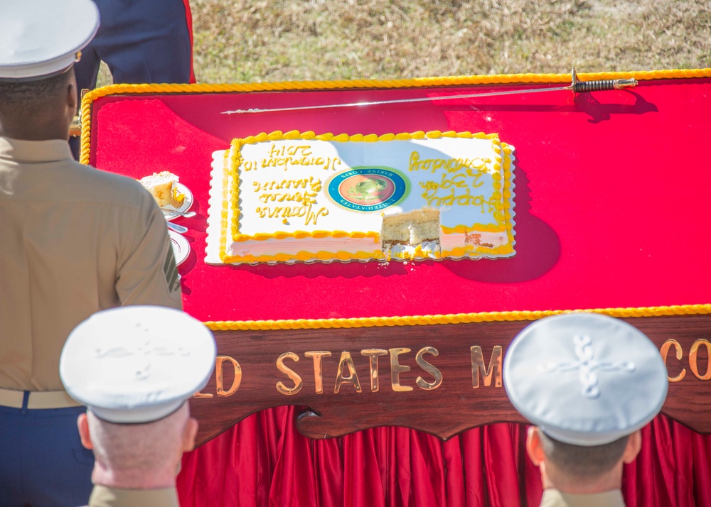 2014 MARFORRES HQBN Cake Cutting Ceremony