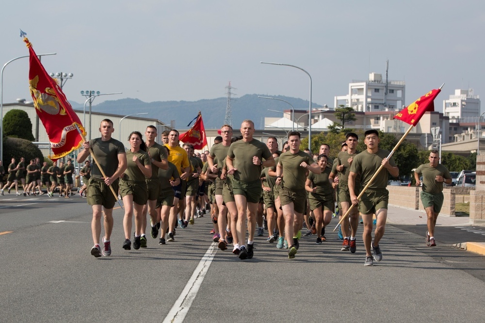 MAG-12 runs 239 miles for Marine Corps birthday
