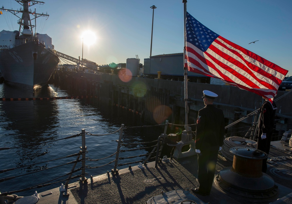 USS Ingraham operations