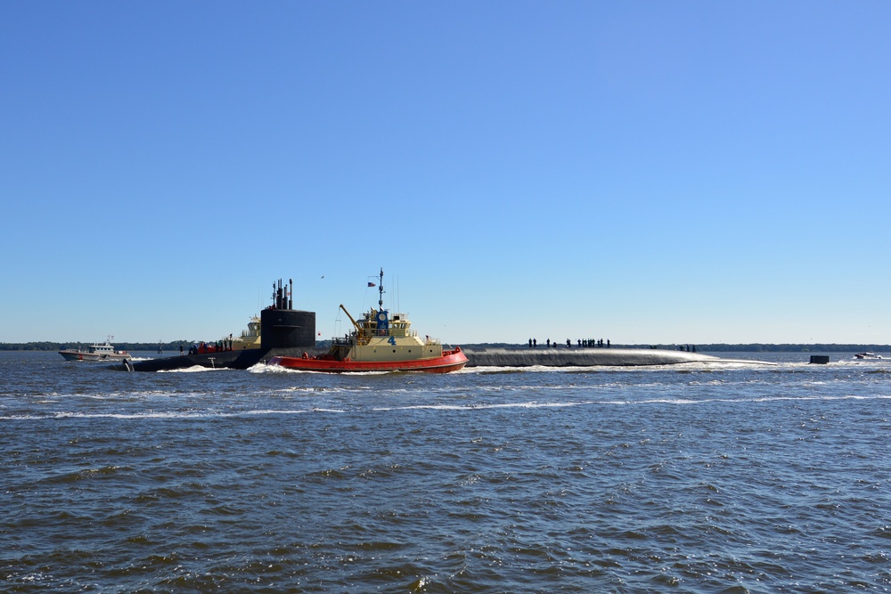 USS Rhode Island returns