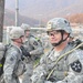 210th FA Bde. Soldiers join in on the Manchu Mile