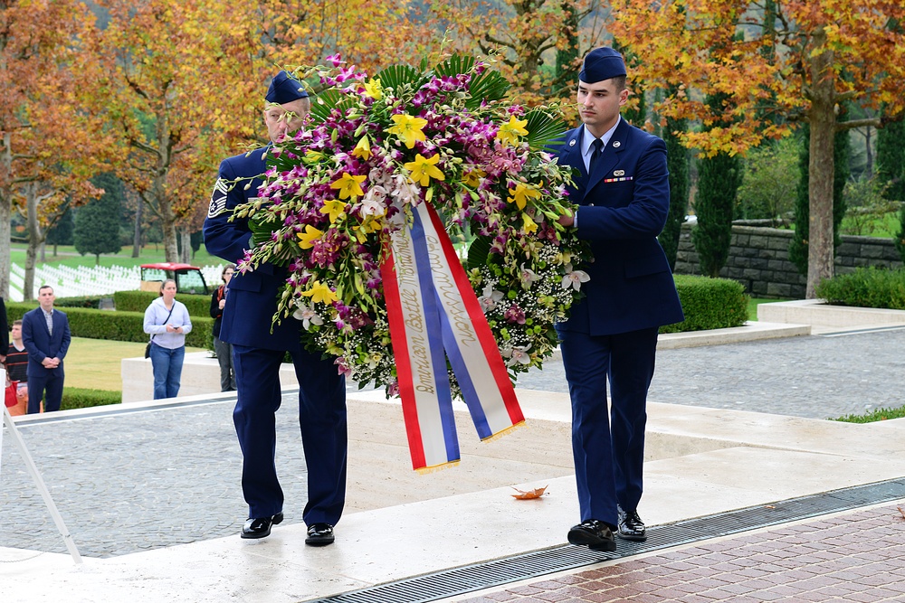 Veterans Day celebration at Florence American Cemetery