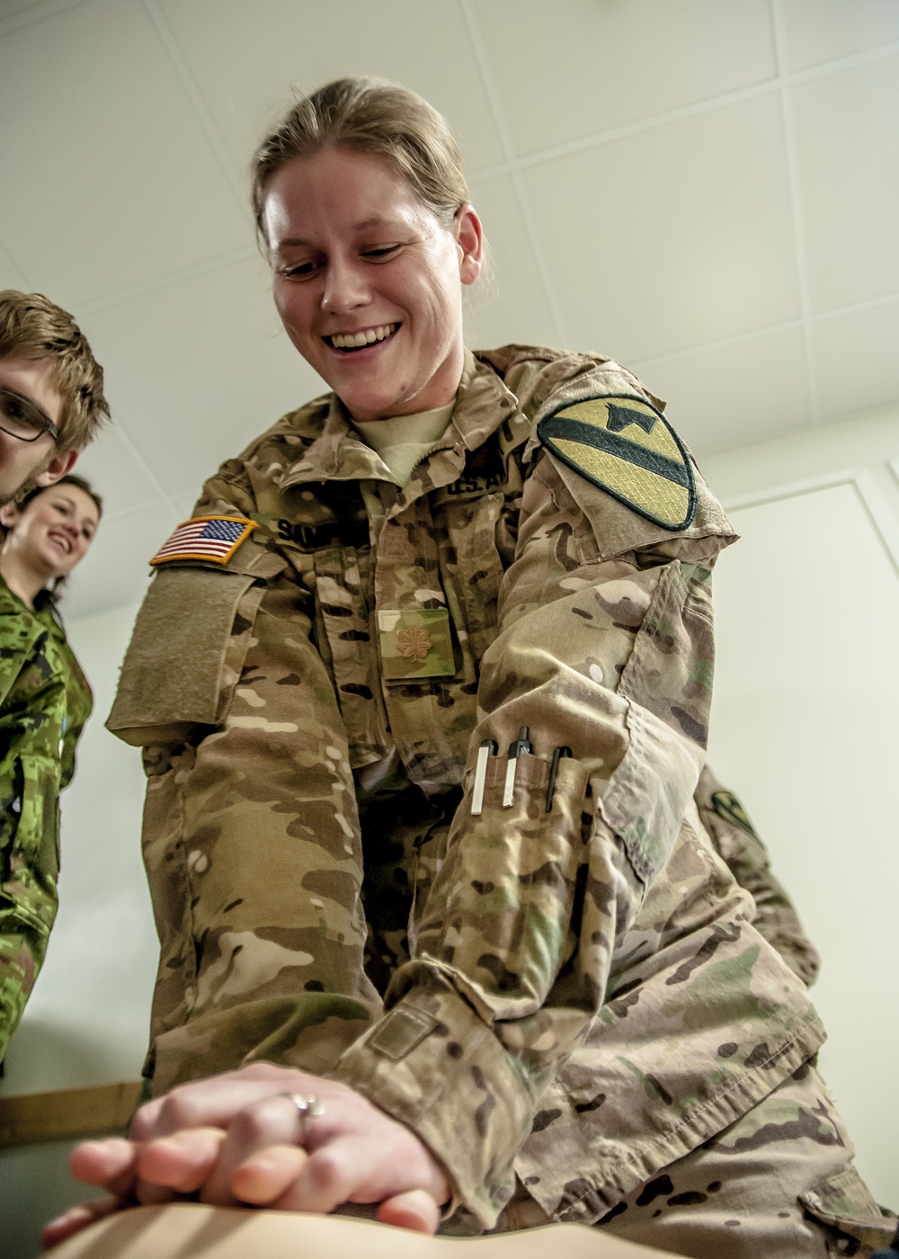 Stayin’ Alive: US, Estonian medics practice lifesaving techniques