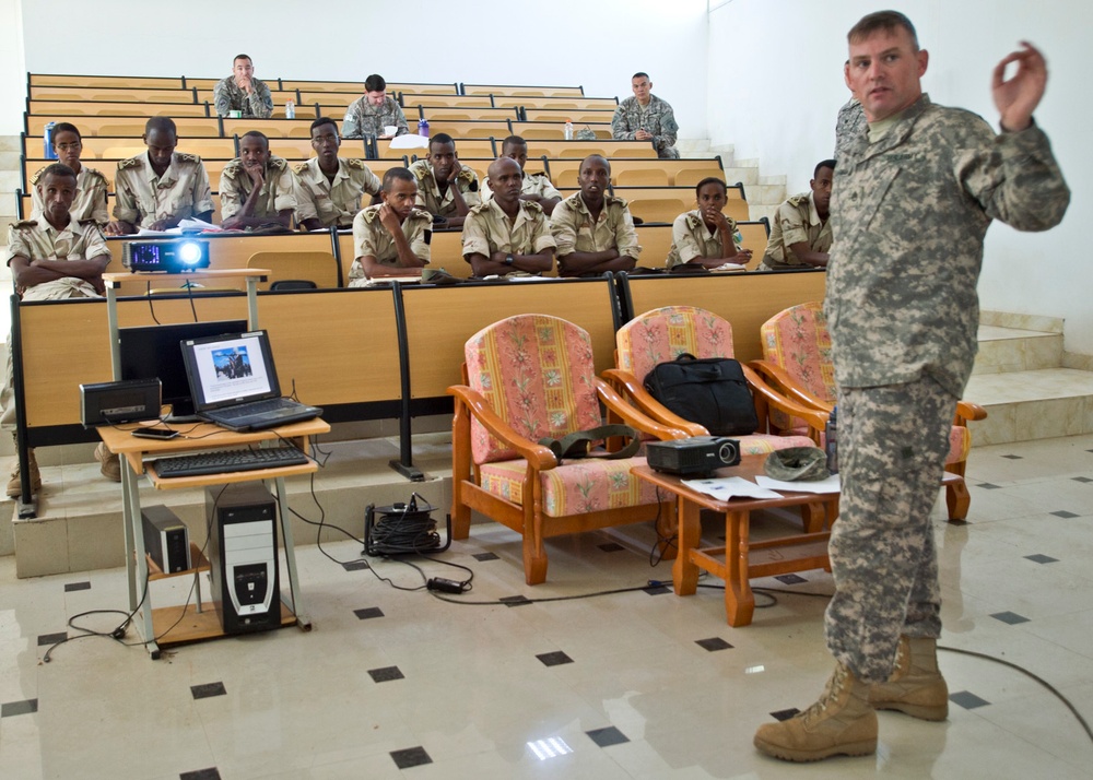 407th CA BN educates AMIA cadets