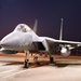 California Air National Guard trains during night at the 144th Fighter Wing