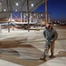 California Air National Guard trains during night at the 144th Fighter Wing