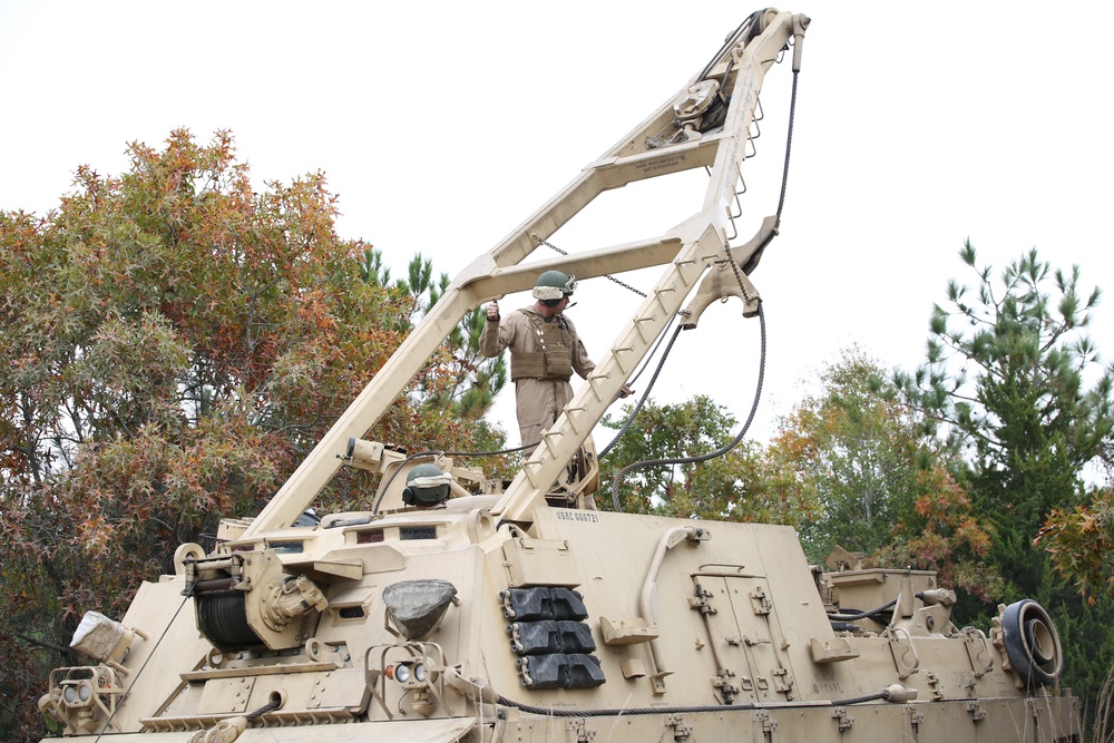 Integrated Task Force Tank Platoon rolls out