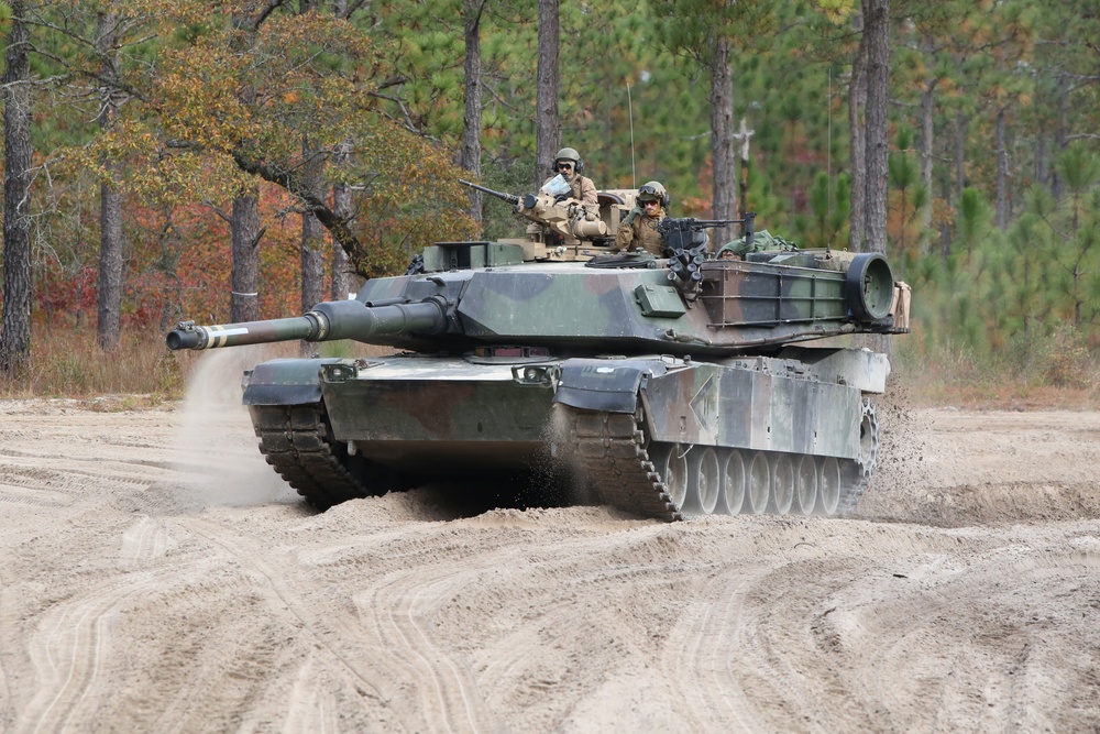 Integrated Task Force Tank Platoon rolls out