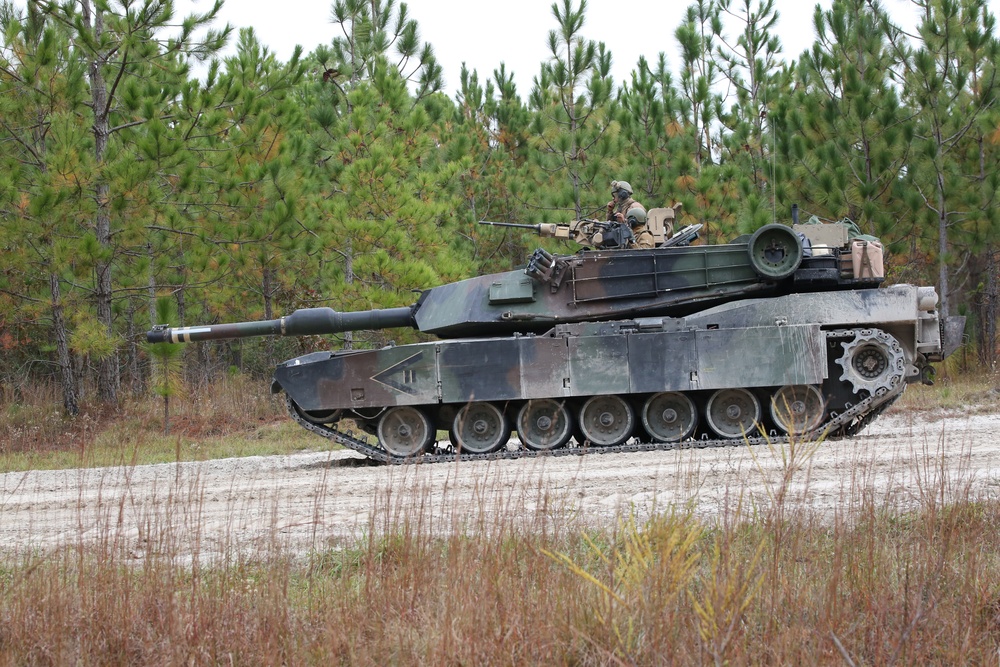 Integrated Task Force Tank Platoon rolls out