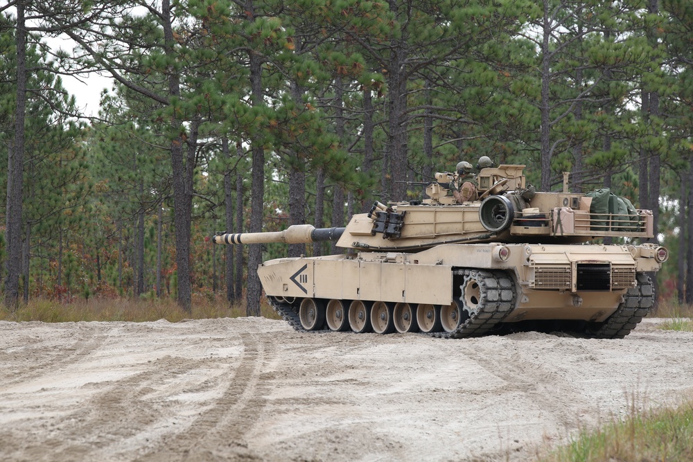 Integrated Task Force Tank Platoon rolls out