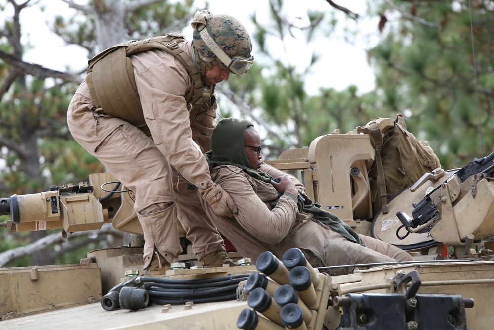 Integrated Task Force Tank Platoon rolls out