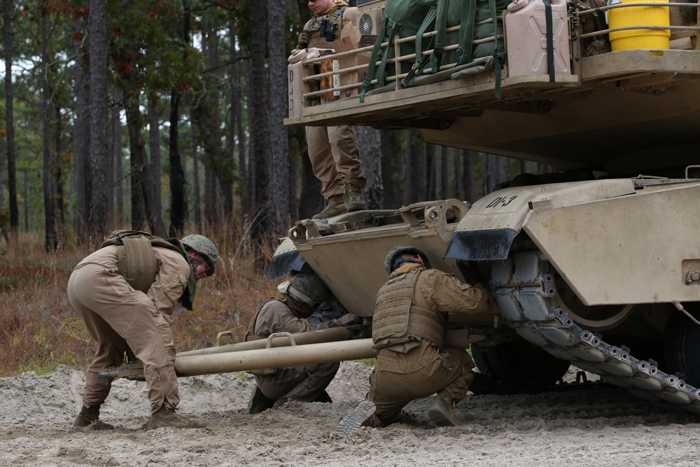 Integrated Task Force Tank Platoon rolls out