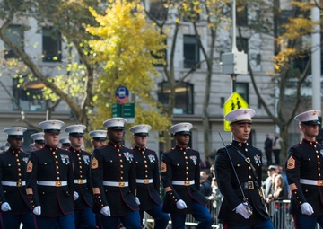 Marines Take Over NYC for Veterans Day