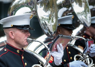 Marines Take Over NYC for Veterans Day