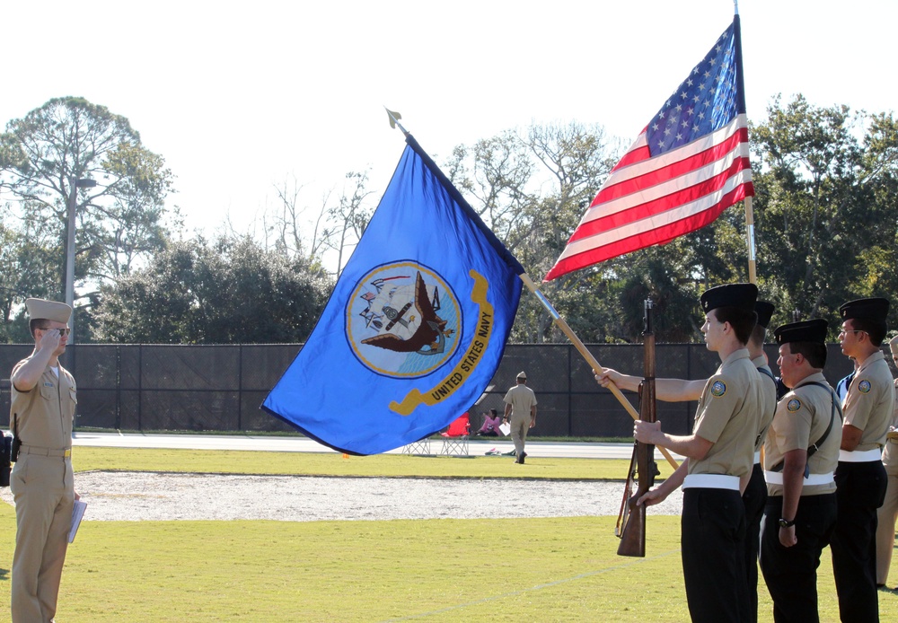 ERAU NROTC hosts NJROTC Area 7 drill meet