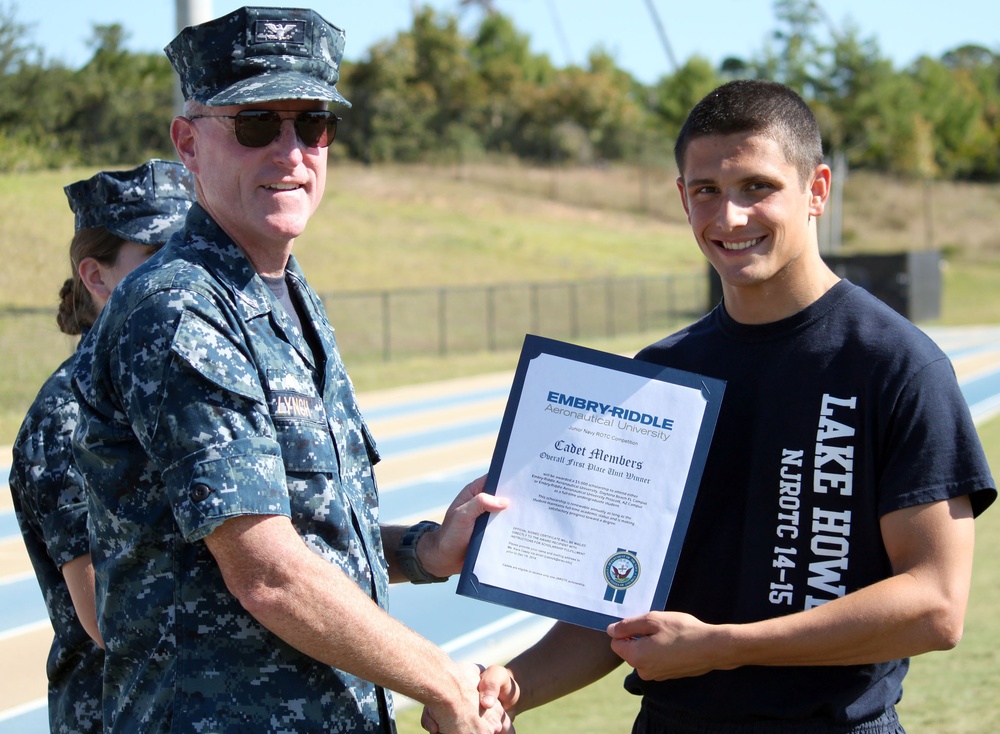 ERAU NROTC hosts NJROTC Area 7 drill meet