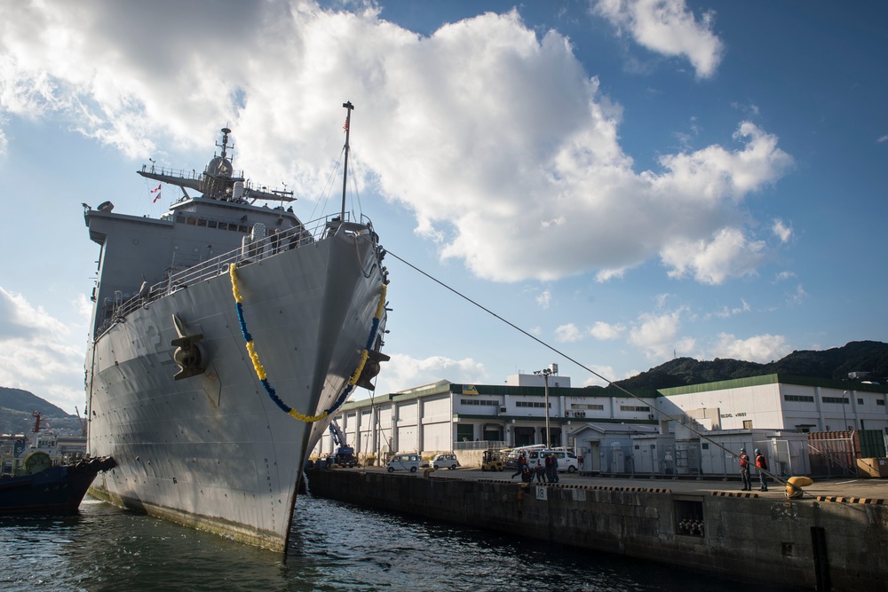 USS Germantown operations