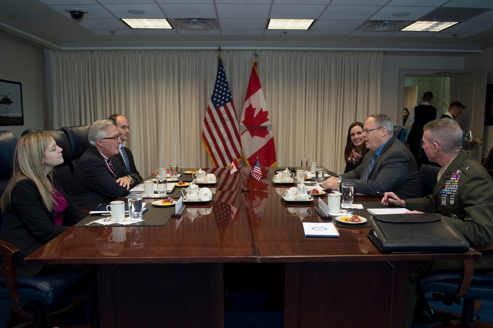 DSD meets with Canadian Deputy Minister of Defense