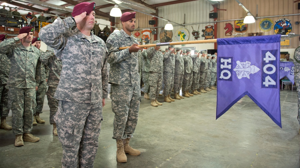 407th CA BN transfers authority to 404th CA BN