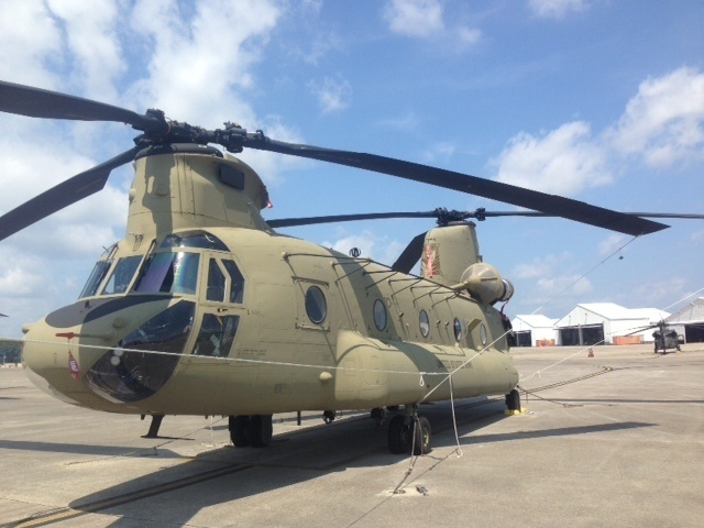 Sunday ceremony marks fielding of latest version of CH-47 to Rochester New York National Guard helicopter crews