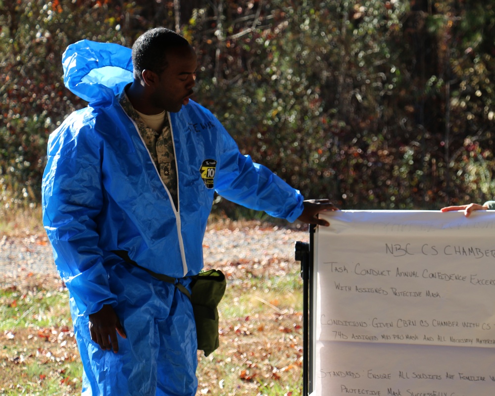 Virginia Guard Soldiers gain confidence during CBRN training