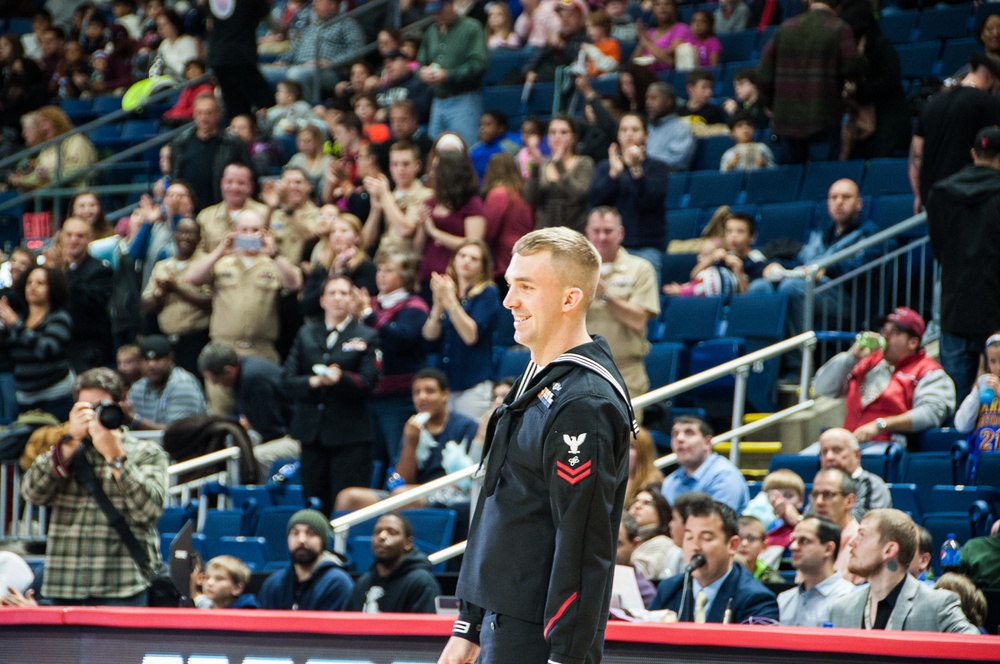 First Harlem Globetrotters Hometown Hero