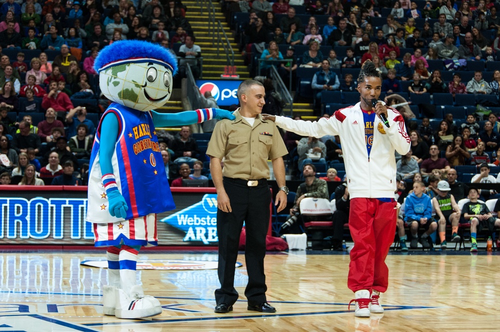 First Harlem Globetrotters Hometown Hero