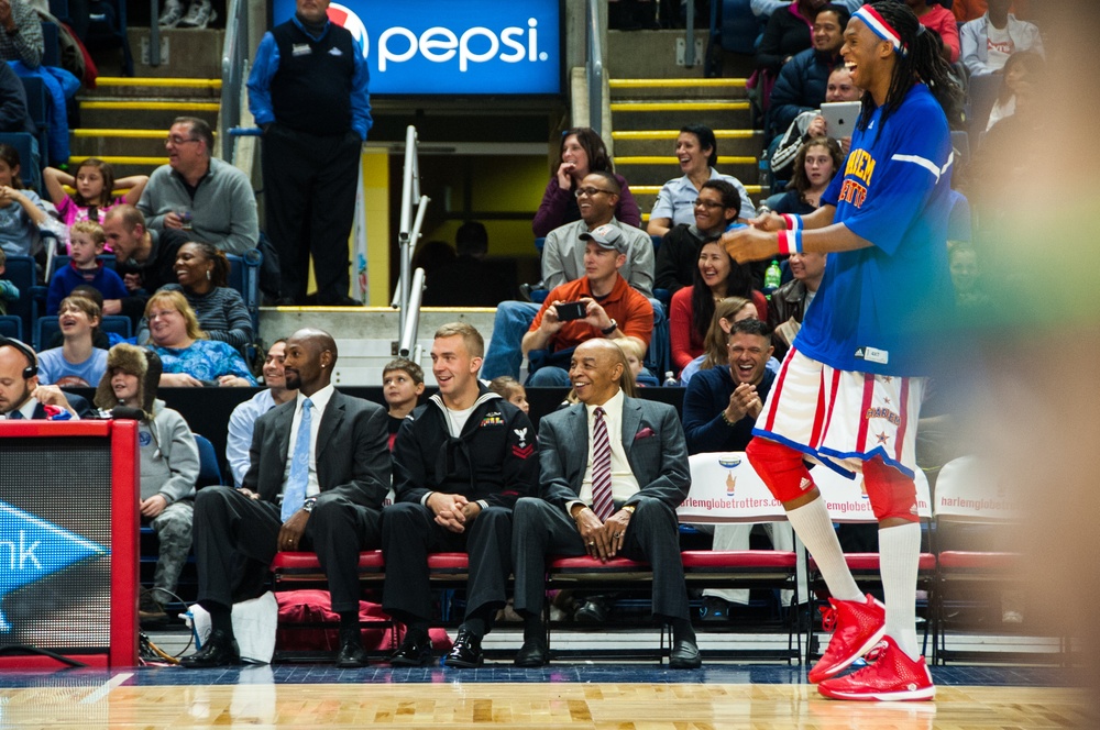 First Harlem Globetrotters Hometown Hero