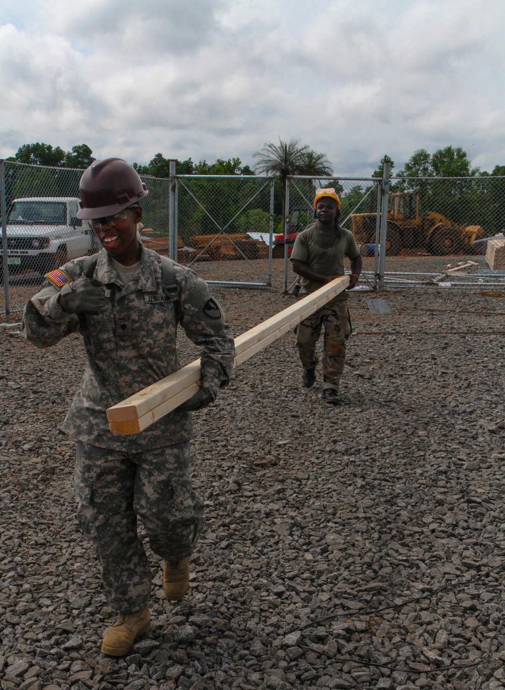 Building reprieve: 36th Engineer Brigade joins with Armed Forces Liberia