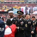 Salute To Service flag unfurling