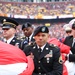 Salute To Service flag unfurling