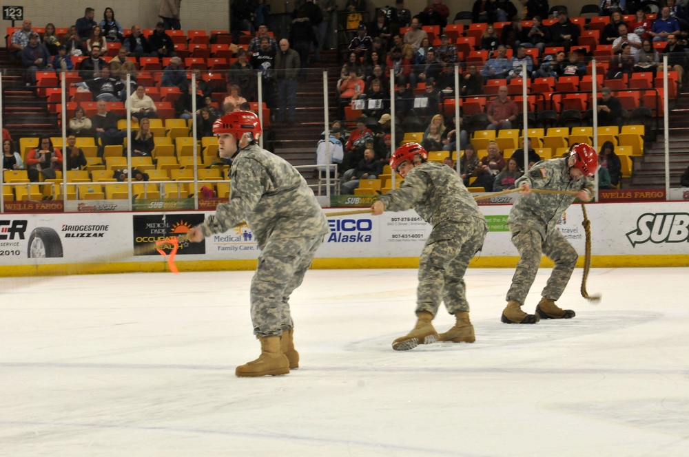 Alaska Guardsmen participate in Aces Military Appreciation Weekend