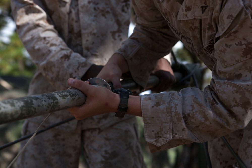 2D Supply Battalion Marines provide logistical support to 10th Marine Regiment during Operation Rolling Thunder