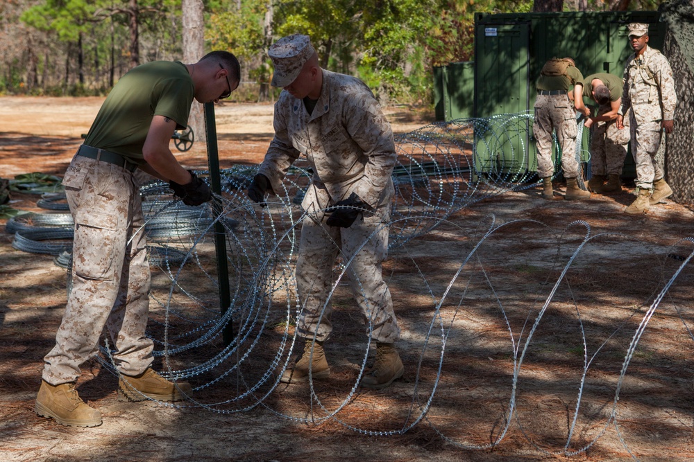 2D Supply Battalion Marines provide logistical support to 10th Marine Regiment during Operation Rolling Thunder