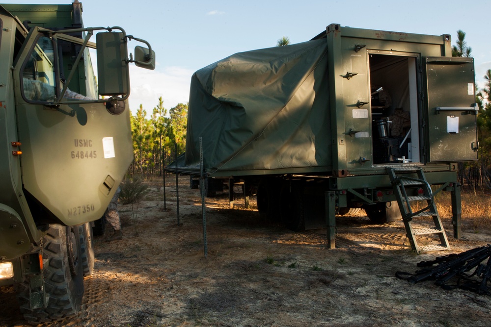 2D Supply Battalion Marines provide logistical support to 10th Marine Regiment during Operation Rolling Thunder