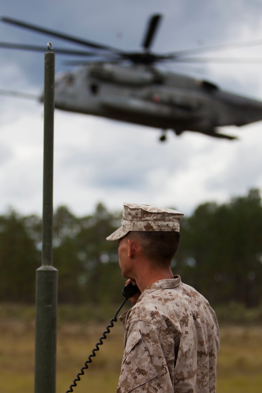 2D Supply Battalion Marines provide logistical support to 10th Marine Regiment during Operation Rolling Thunder