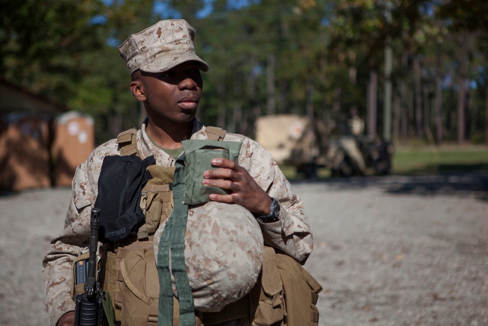 2D Supply Battalion Marines provide logistical support to 10th Marine Regiment during Operation Rolling Thunder