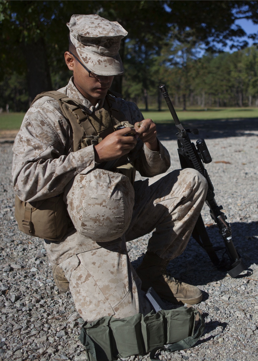 2D Supply Battalion Marines provide logistical support to 10th Marine Regiment during Operation Rolling Thunder