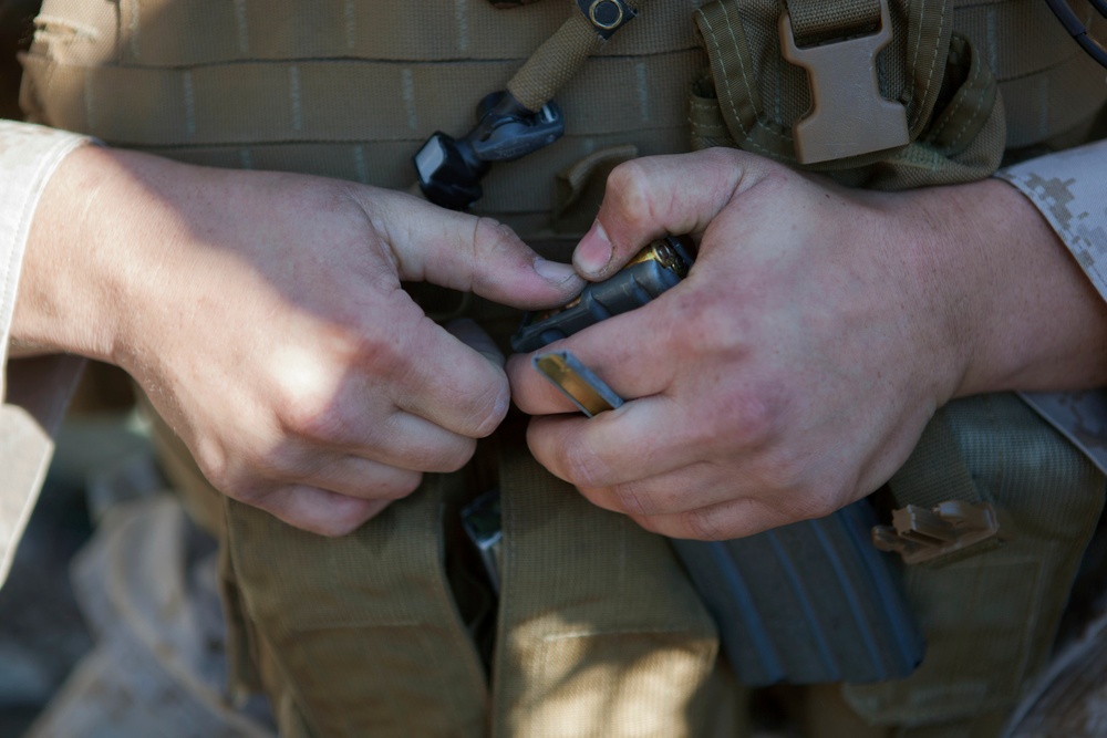 2D Supply Battalion Marines provide logistical support to 10th Marine Regiment during Operation Rolling Thunder